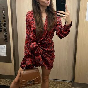 Zara Dress Size M satin